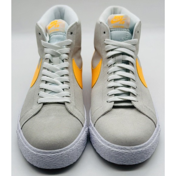 NEW Nike SB Zoom Blazer Mid Summit White Laser Orange 864349-110 Men's Multi - Picture 2 of 6